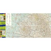 Erdély térkép Erdély autós térkép Erdély Comfort LAMINÁLT autótérkép 1:550e 2025.