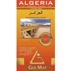   Algéria térkép, Tunézia térkép, Marokkó térkép Gizi Map 1:2 500 000