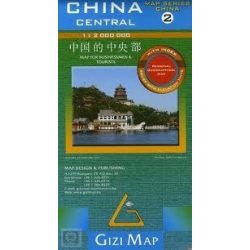 Kína, Közép-Kína térkép 2. Gizi Map 1:2 000 000  