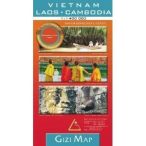   Vietnam, Laos, Cambodia térkép Gizi Map  1:1 400 000 Vietnam térkép