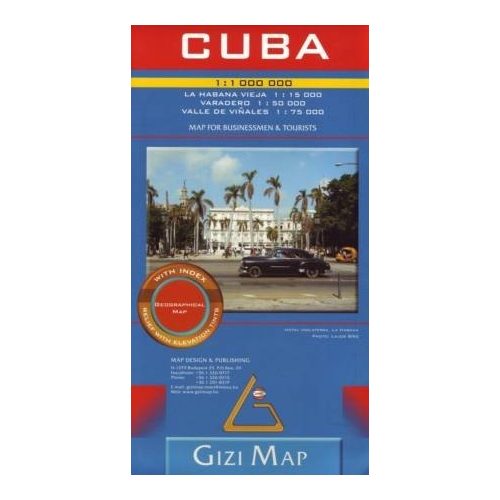 Cuba, Kuba térkép Gizi Map 1:1 000 000 
