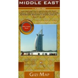 Közel-Kelet térkép Gizi Map 1:4 000 000  