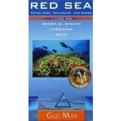 Red Sea Vörös Tenger térkép Gizi Map 1:4 000 000 