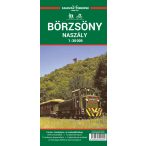   Börzsöny turista térkép, Naszály, Börzsöny hegység turista térkép, Börzsöny térkép, Ipoly  1:30 000 - Szarvas kiadó 2025.