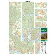 Börzsöny turista térkép, Naszály, Börzsöny hegység turista térkép, Börzsöny térkép, Ipoly  1:30 000 - Szarvas kiadó 2025.