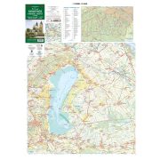 Szigetköz turista térkép Szarvas kiadó 1:80 000  Hanság, Fertő-tó turista térkép 
