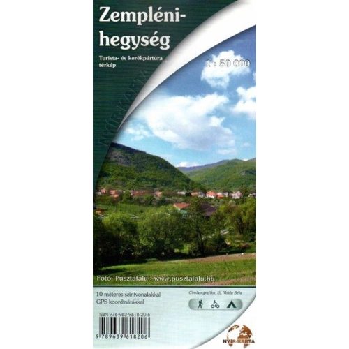Zempléni hegység turista térkép Nyír-Karta Kft. 1:50 000 