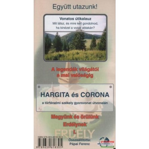 Hargita térképes útikalauz Nyír-Karta  Hargita és Corona térkép