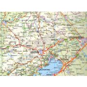  Magyarország térkép, Magyarország autótérkép Nyír-Karta 1:540 000 Magyarország közlekedése térkép
