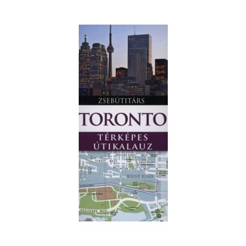 Toronto útikönyv Panemex kiadó térképes útikalauz zsebútitárs  