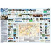  Magyarország térkép, Magyarország turisztikai térképe hajtogatott 1:550 000 