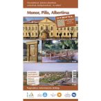   Monor térkép  100 x 70  Monor, Pilis, Albertirsa térkép, hajtogatott 1:14000