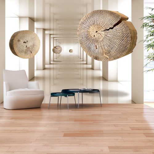 Fotótapéta - Flying Discs of Wood