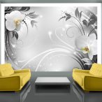 Fotótapéta - Orchids on silver