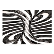 Fotótapéta - Black and white swirl