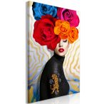 Vászonkép - Tiger on Shoulder (1 Part) Vertical 60x90