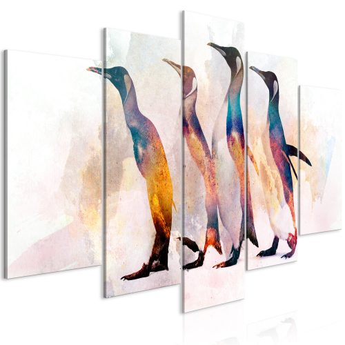 Kép - Penguin Wandering (5 Parts) Wide 100x50
