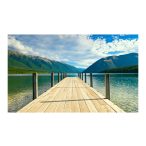 Fotótapéta - Hegyi tó híd 450x270