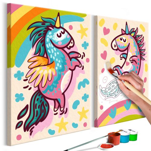 Kifestő - Chubby Unicorns 33x23