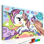 Kifestő - Colourful Unicorn 33x23