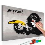 Kifestő - Monkey (Banksy Street Art Graffiti) 60x40
