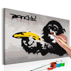 Kifestő - Monkey (Banksy Street Art Graffiti)