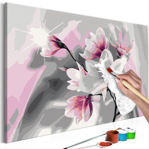 Kifestő - Magnolia (Grey Background) 60x40
