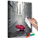 Kifestő - Paris (Red Umbrella) 40x60