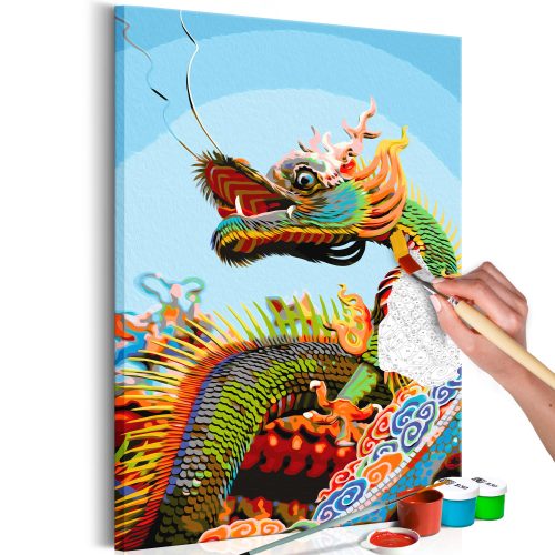 Kifestő - Colourful Dragon 40x60