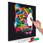 Kifestő - Colourful Leopard 60x60