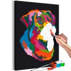 Kifestő - Colourful Dog 40x60