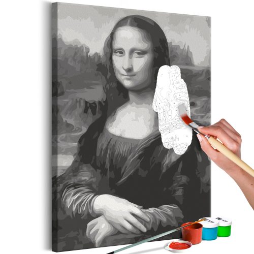 Kifestő - Black and White Mona Lisa 40x60