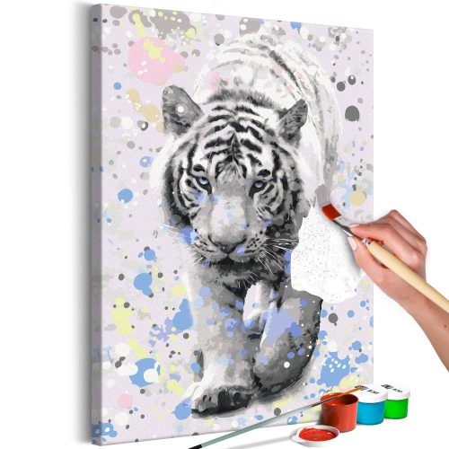 Kifestő - White Tiger  40x60