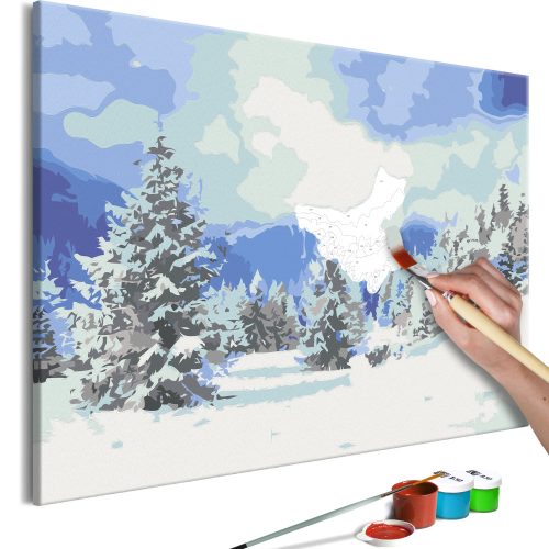 Kifestő - Snow Christmas Trees 60x40