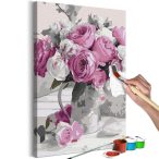Kifestő - Pink Bouquet 40x60
