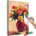 Kifestő - Tulips in Red Vase  40x60