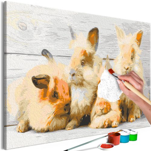 Kifestő - Four Bunnies 60x40