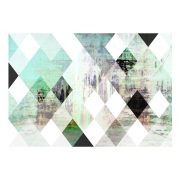 Fotótapéta - Rhombic Chessboard (Green) 100x70