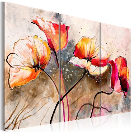 Kép - Poppies lashed by the wind 60x40