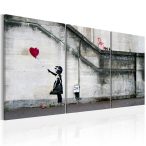 Kép - Mindig van remény (Banksy) - triptych 120x60