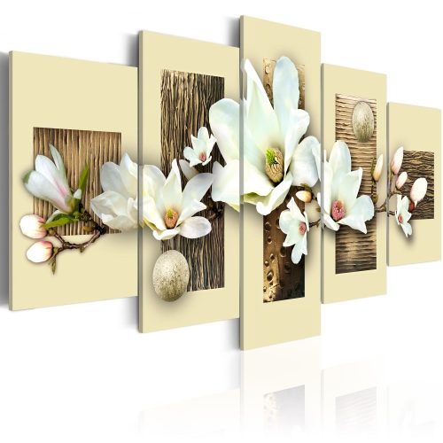 Kép - Texture and magnolia 100x50