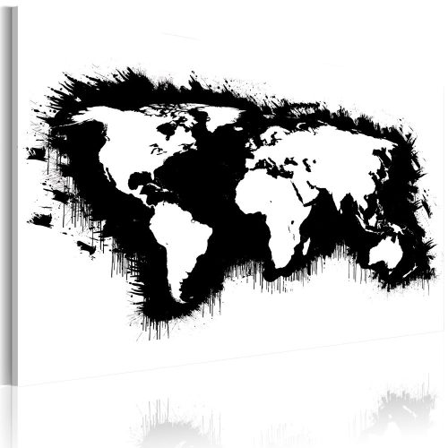 Kép - Monokróm map of the World