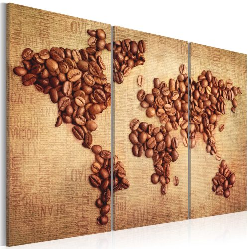 Kép - Kávé a világ minden tájáról - triptichon