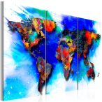 Kép - falitérkép - Rainbow map Világtérkép 120x80
