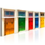 Kép - Colourful Doors 120x40