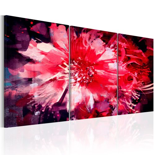 Vászonkép - Crimson Flowers 120x60