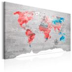 Kép - World Map: Red Roam