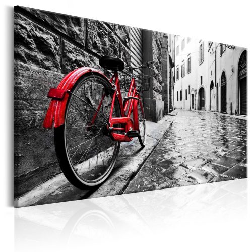 Vászonkép - Vintage Red Bike 120x80