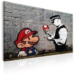 Kép - Mario and Cop by Banksy