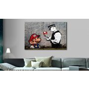 Kép - Mario and Cop by Banksy